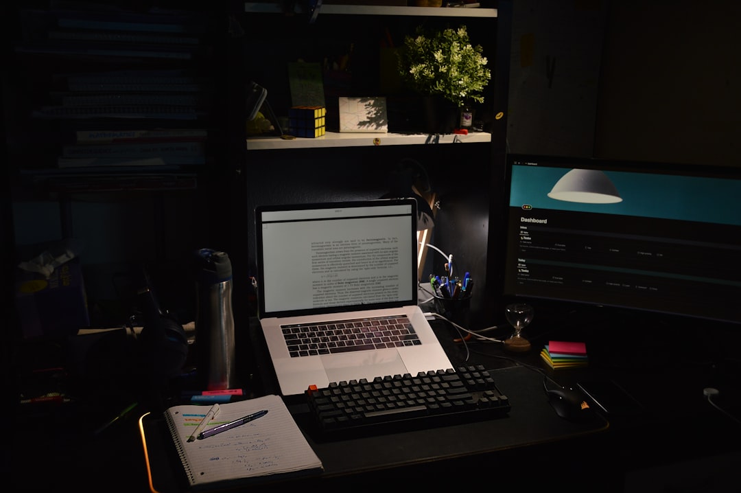 A laptop sitting closed on a desk