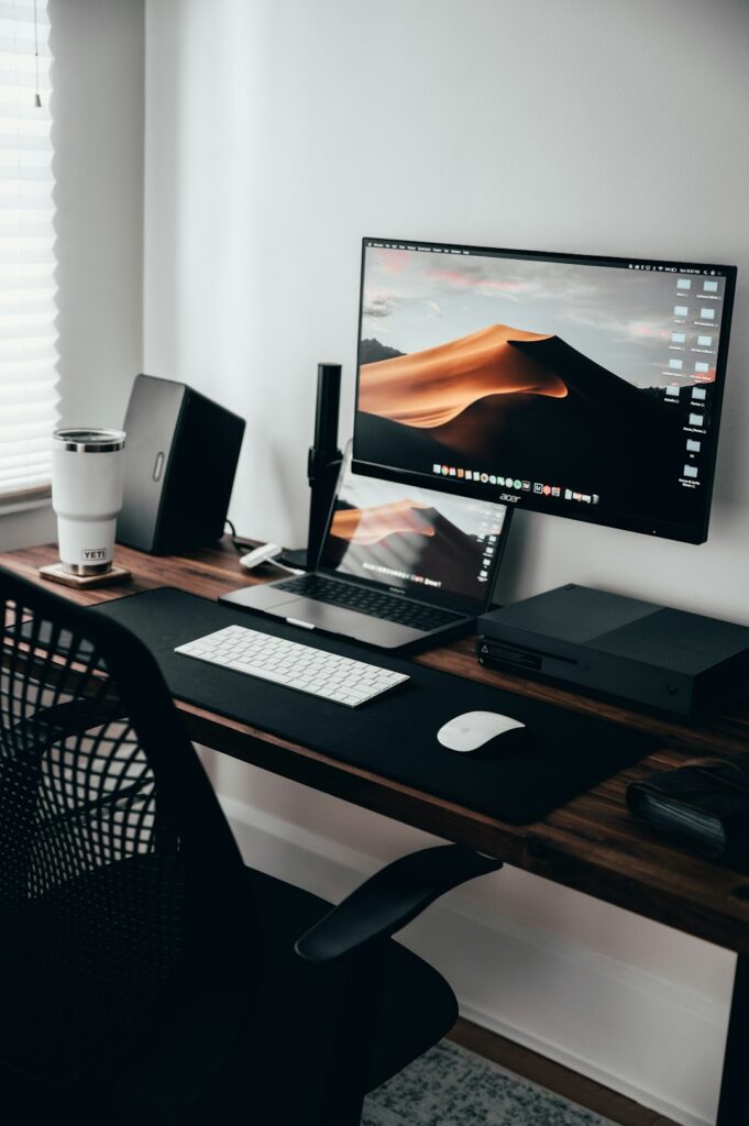 Setting up a home office in a Manhattan one-bedroom